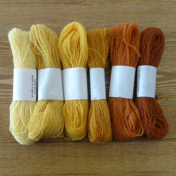 Crewel Wool Color Pack, “Autumn Yellow”