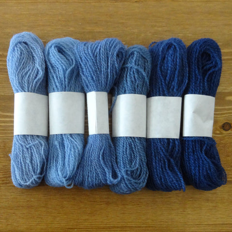 Crewel Wool Color Range, “Bright China Blue"