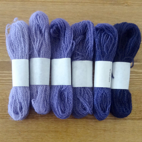 Crewel Wool Color Range, “Hyacinth”