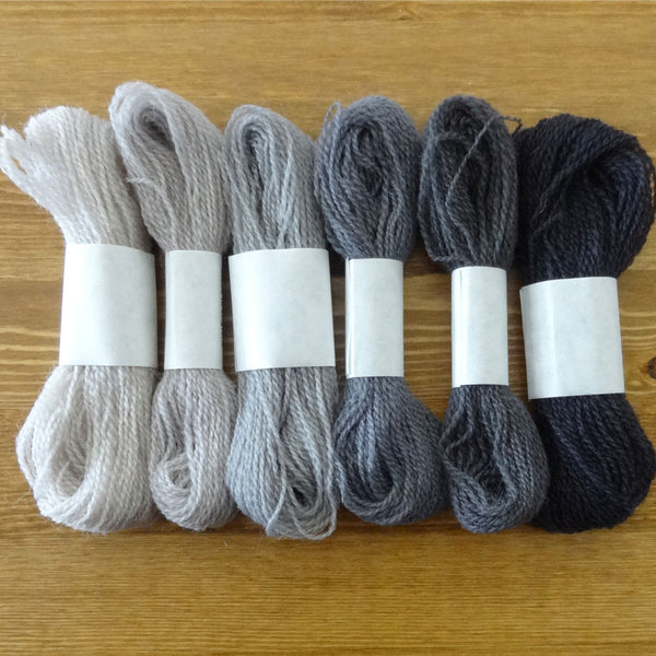 Crewel Wool Color Range, “Iron Grey”