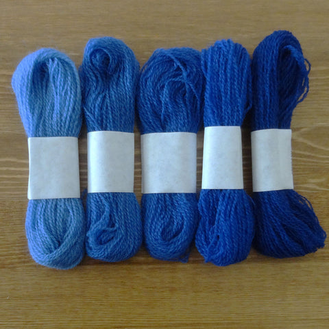 Crewel Wool Color Range, “Royal Blue”
