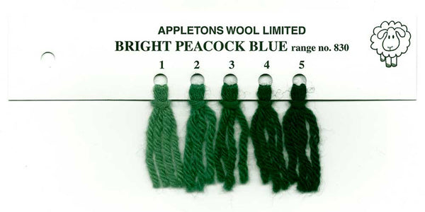 Appletons Wool Bright Peacock Blue