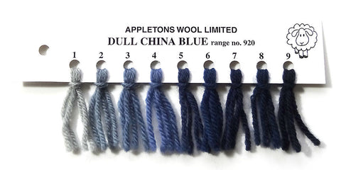 Appletons Wool Dull China Blue