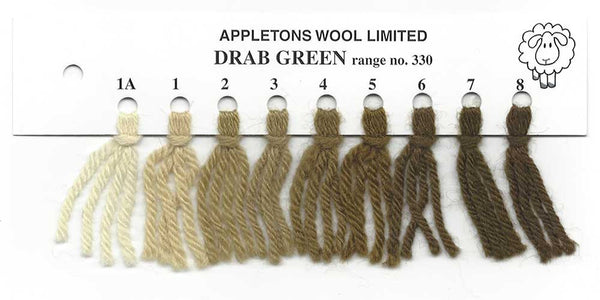 Appletons Wool Drab Green