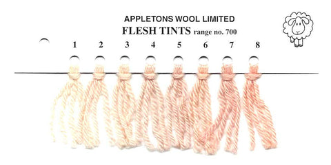 Appletons Wool Flesh Tints
