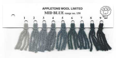 Appletons Wools Mid Blue