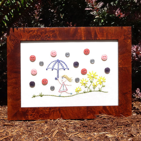 Crazy for Crewel Daisy Crewelwork Embroidery Kit