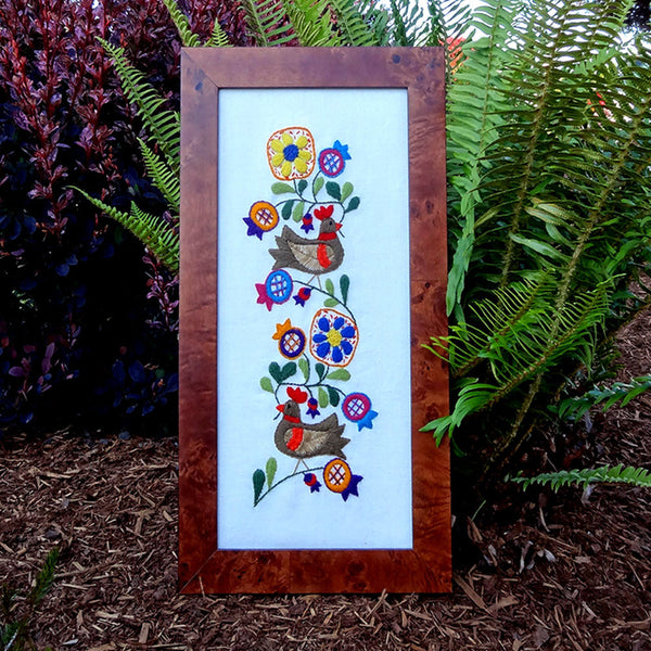 Crazy For Crewel Feather Your Nest Crewelwork Embroidery Kit