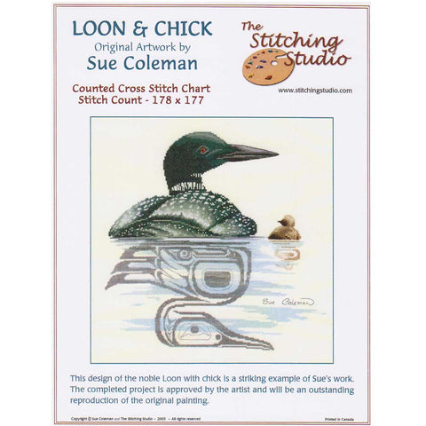 The Stitching Studio Loon and Chick
