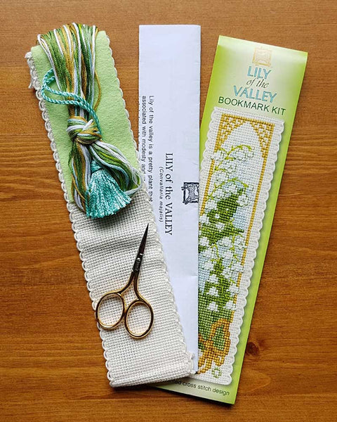 Lily of the Valley Bookmark Cross Stitch Kit