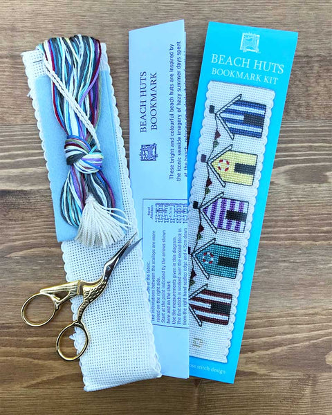 Beach Huts Bookmark Kit