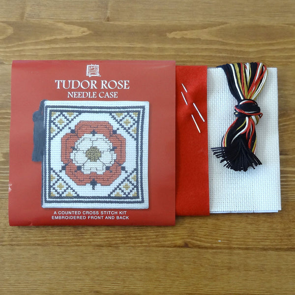 Tudor Rose Needlecase Cross Stitch Kit