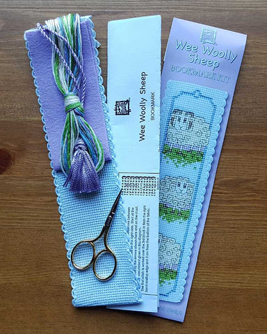 Wee Wolly Sheep Bookmark Cross Stitch Kit